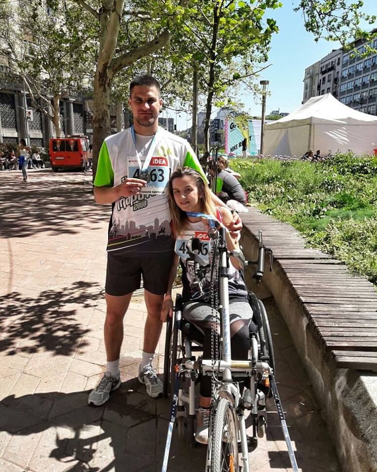 Milica Knežević na Beogradskom polumaratonu Milica Knežević na Beogradskom polumaratonu