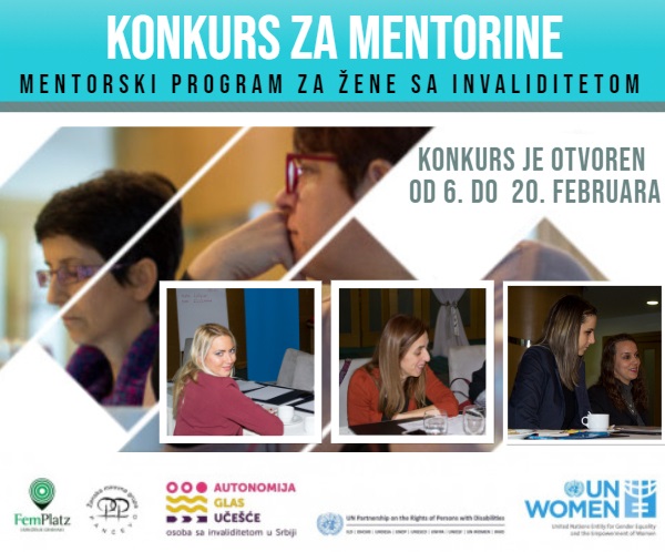 MENTORSKI PROGRAM ZA ŽENE SA INVALIDITETOM U SRBIJI MENTORSKI PROGRAM ZA ŽENE SA INVALIDITETOM U SRBIJI