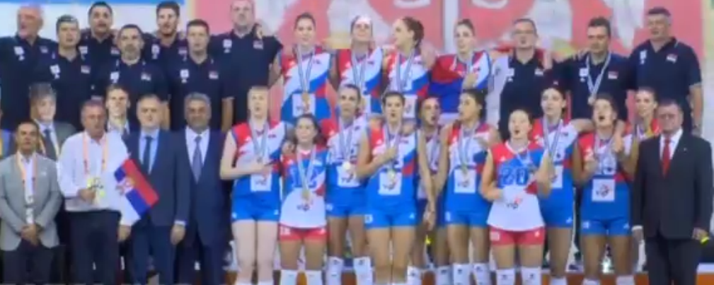 ZLATNE ODBOJKAŠICE – SRBIJA ŠAMPION EVROPE! ZLATNE ODBOJKAŠICE – SRBIJA ŠAMPION EVROPE!